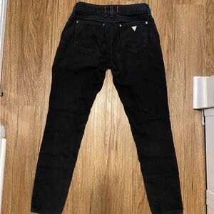 Vintage black low rise guess jeans